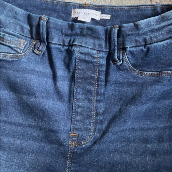 Women's Blue Flared Jeans - Picture 6 of 7